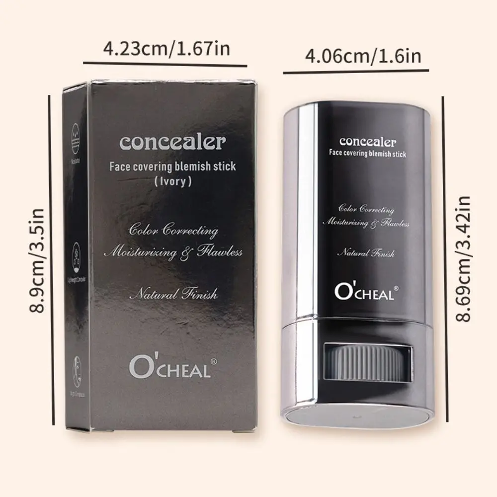 New Makeup Lasting Contour Stick Matte Waterproof Lightweight Brighten Stick Oil-control Concealer Base Cream