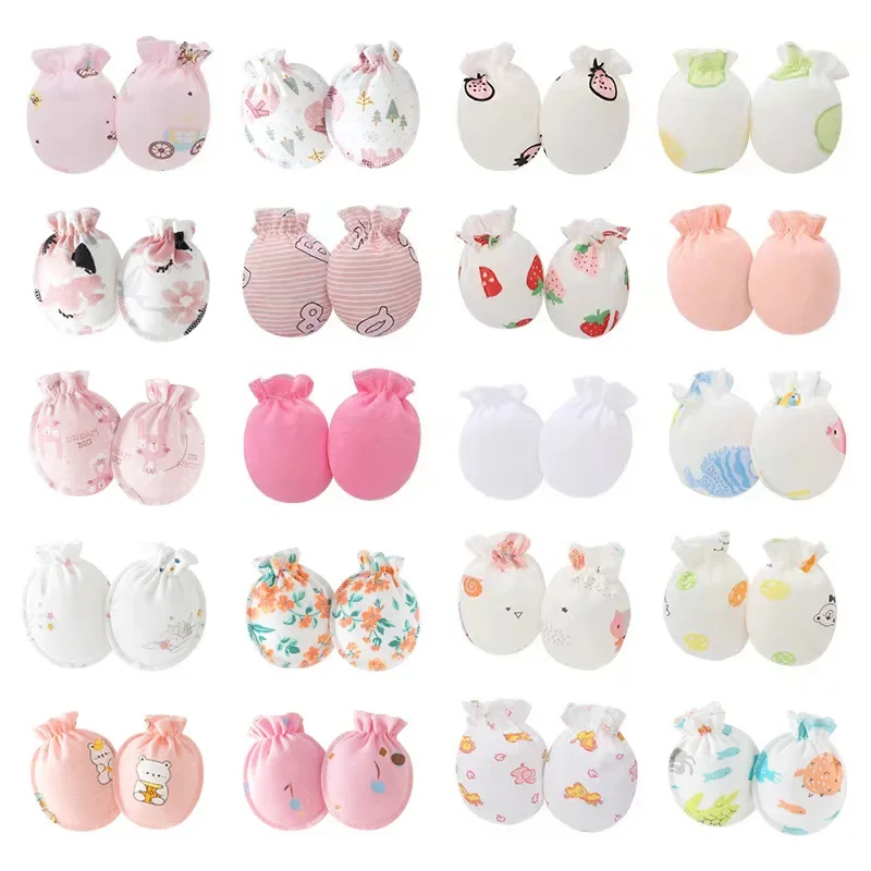 Randomly Select A European and American Cartoon Newborn Scratch Resistant Glove Baby Hand Guard and Baby Gloves baby mittens,anti scratching gloves