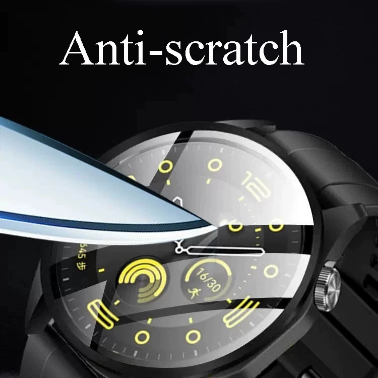 Premium Tempered Glass PC Case Screen Protector for Huawei Watch GT 6 - Durable and Stylish Accessory