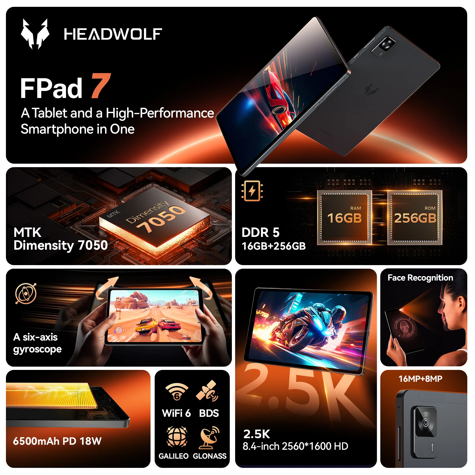 Tablet android headwolf fpad7 con 4g lte y cámara doble_voghion.com