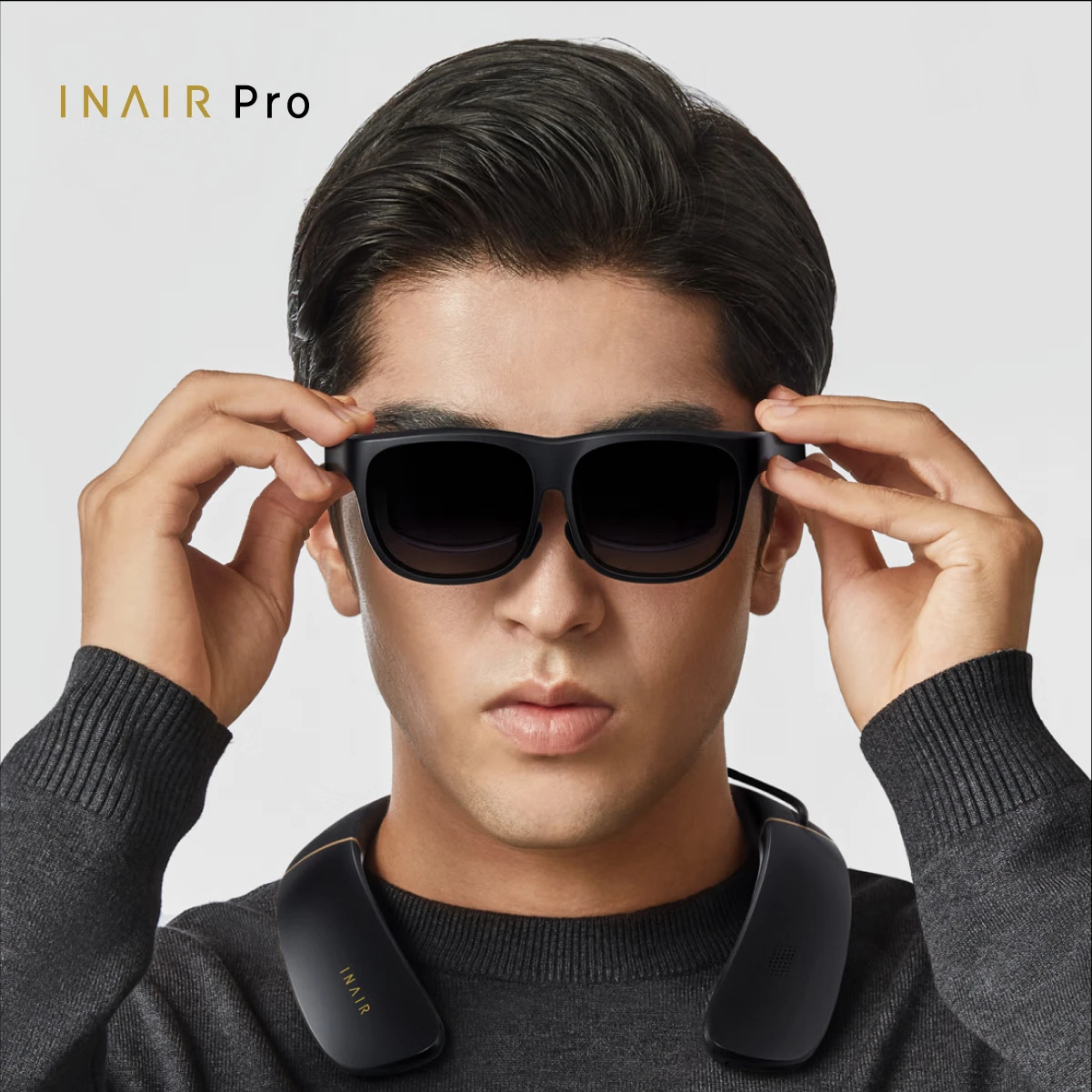 INAIR Pro AR glasses office DP direct connection large screen multi-screen binocular portable display XR glasses neck ring set