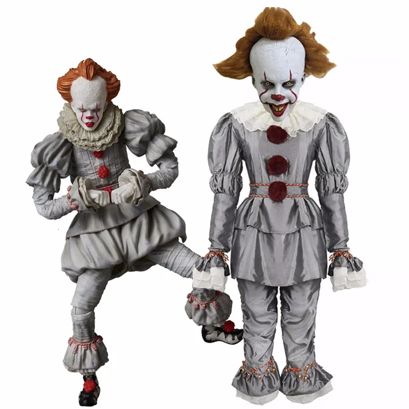 Spaventoso Joker Pennywise Costume Cosplay Stephen King'S It Chapter Two 2 Horror Clown Mask Adult Fancy Halloween Party Costume
