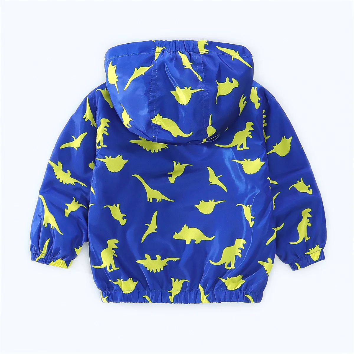 Hooded Coat Spring Boys' Printed Cartoon Dinosaur Zipper Hoodie Autumn Casual Baby Sweatshirt Children'S Windproof Coat 0-3 Years Old