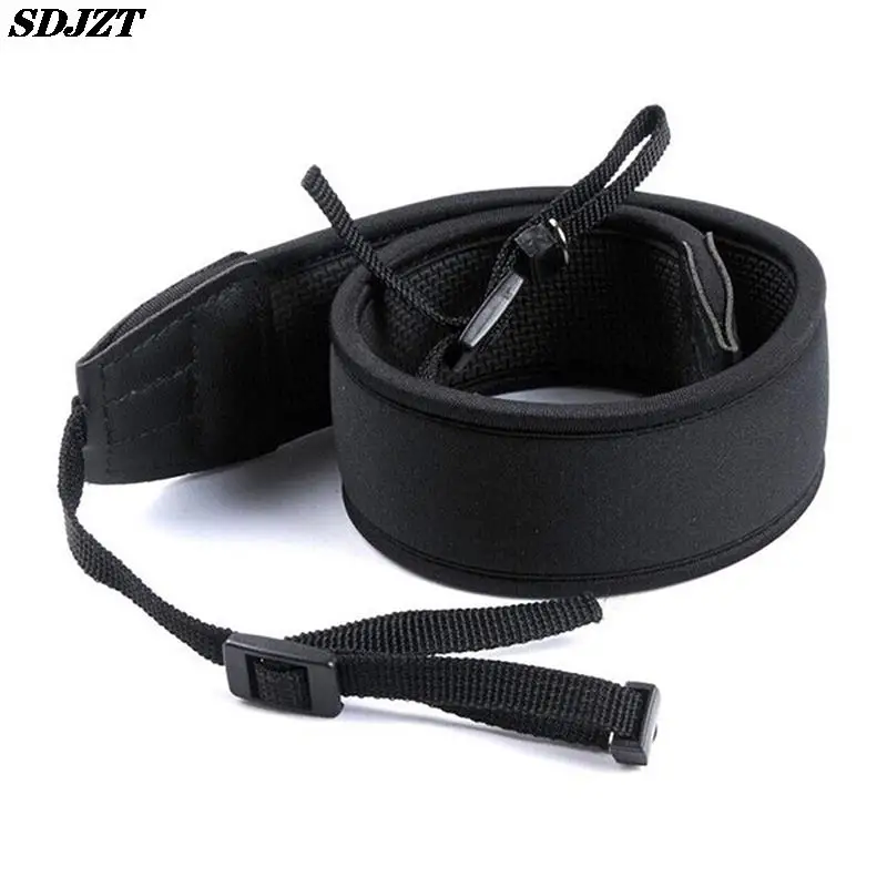 범용 디지털 DSLR 카메라용 목 어깨 스트랩, 조절 가능한 두꺼운 미끄럼 방지 스트랩, 슬링 벨트