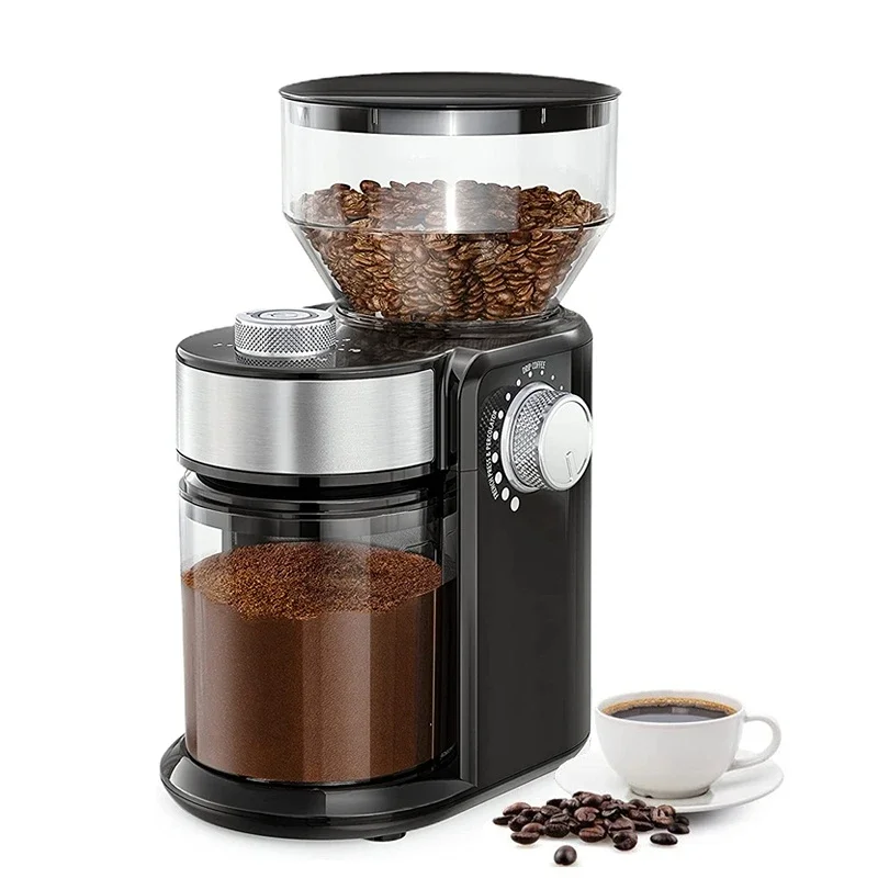 New Coffee Grinder Electric Automatic Burr Mill Espresso Bean Home Grinding  180W