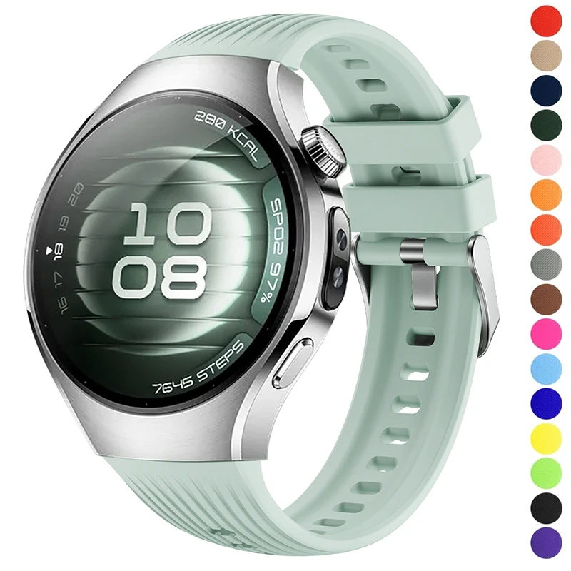 Silicone Wristband Strap for Smartwatch - Soft Replacement Band for Watch 5
