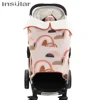 85*64cm Baby Blankets Waterproof Thicken Infant Baby Stroller Fully Wrap Blanket Newborn Flannel Baby Bedding Blanket 6