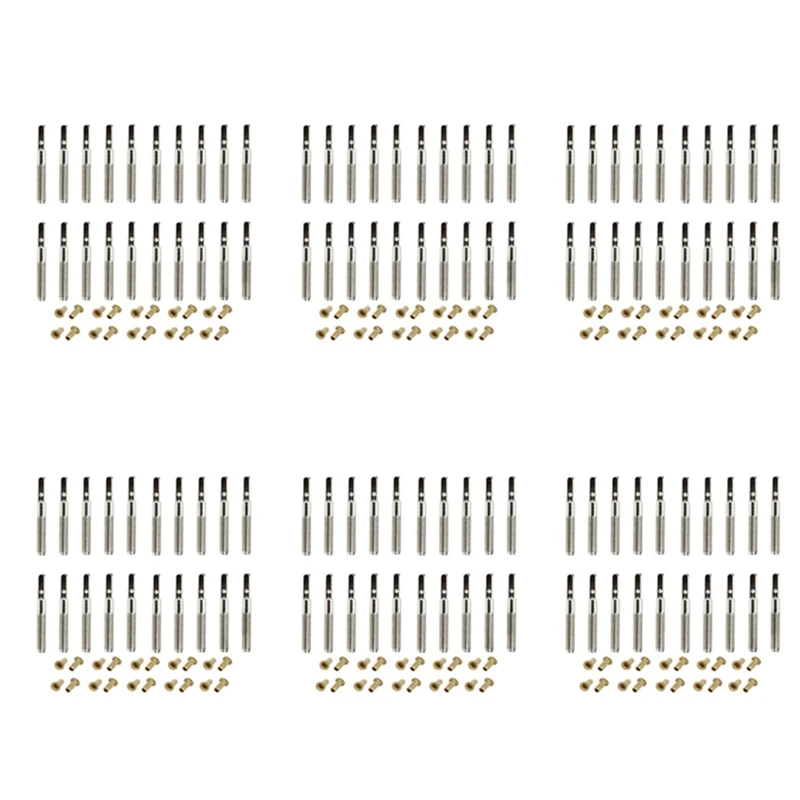 

New 120 Pcs Lyre Harp Tuning Pin Nails With 120 Pcs Rivets Set For Lyre Harp Small Harp Musical Stringed Instrument