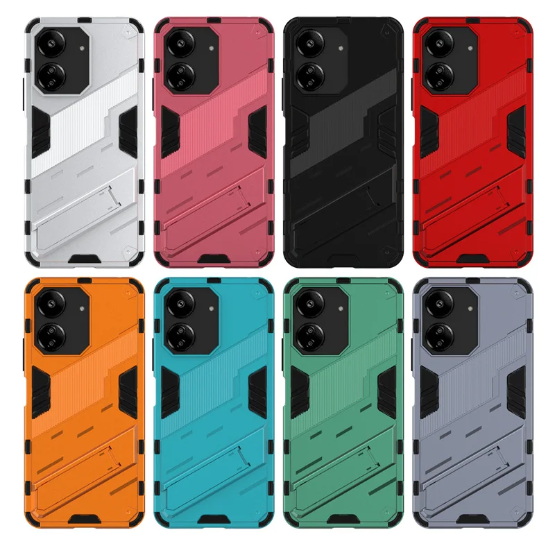 Rugged Armor Phone Case with Kickstand and Shockproof Holder