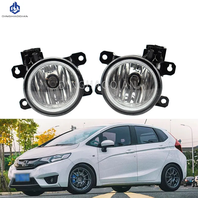 Fog Light FOR Honda Fit Jazz GK5 RS 2014 2015 2016 Car Front