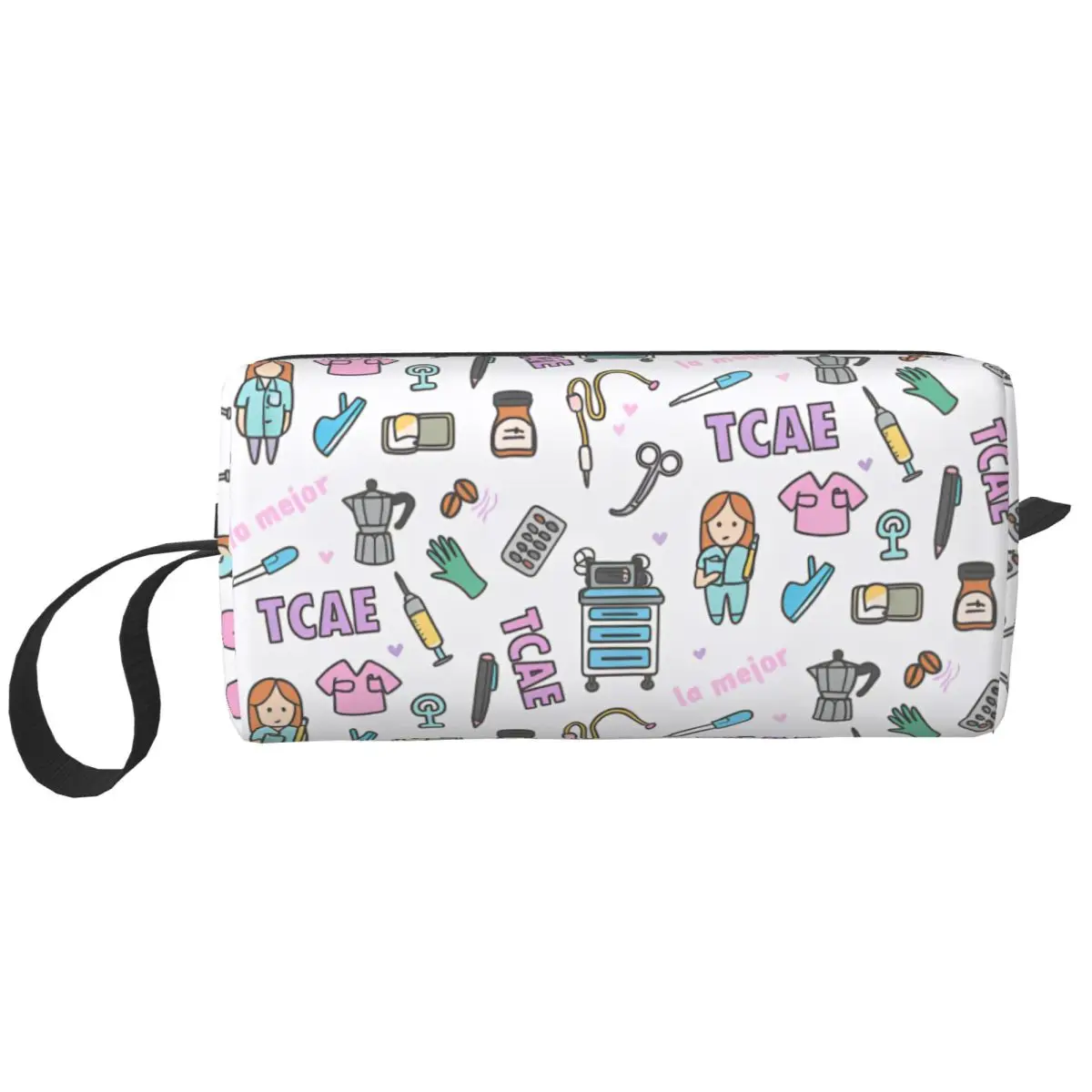 Enfermera En Apuros Doctor enfermera bolsa de maquillaje para