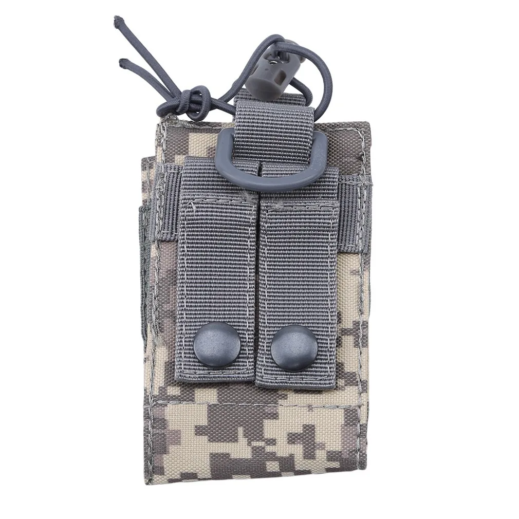 2022 Tactical Radio Pouch Hunting Walkie Talkie Holder Interphone Hanging Bag Military Molle Nylon Magazine Pouch Pocket Caza - Image 6