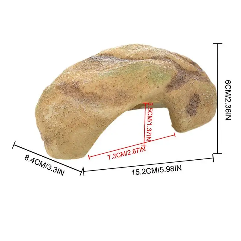 Natural Reptile Cave Hideout 6
