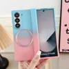 Magnetic Hinge Protection Plastic Phone Case for Samsung Galaxy Z Fold 6 5 4 3 Fold6 Fold5 Fold4 Fold3 5G Shockproof Cover 3