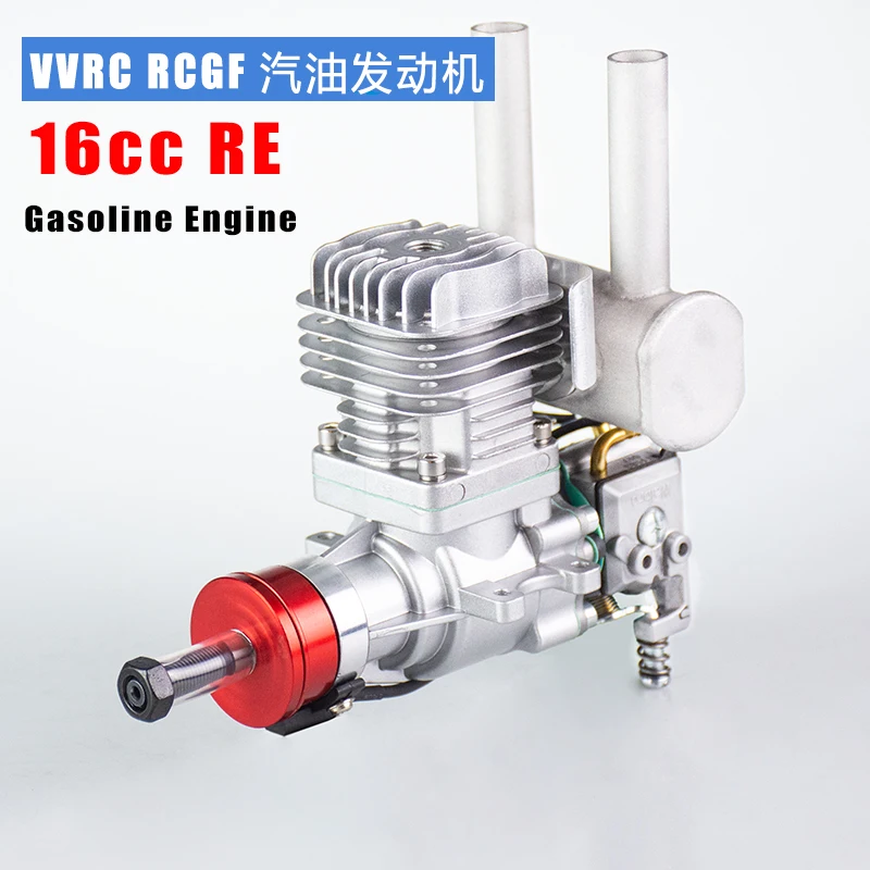 Moteur RCGF 16cc à échappement arrière pour avion RC - Blanc