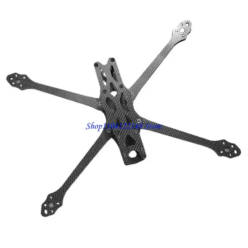Cadre FPV en fibre de carbone 7 et 8 pouces avec supports de moteur et trous de montage