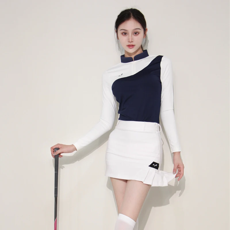 Autumn New Golf Women's Clothing Slim Fit, Slimming, Wrinkle Resistant, High-quality and Versatile Outdoor Leisure Sports