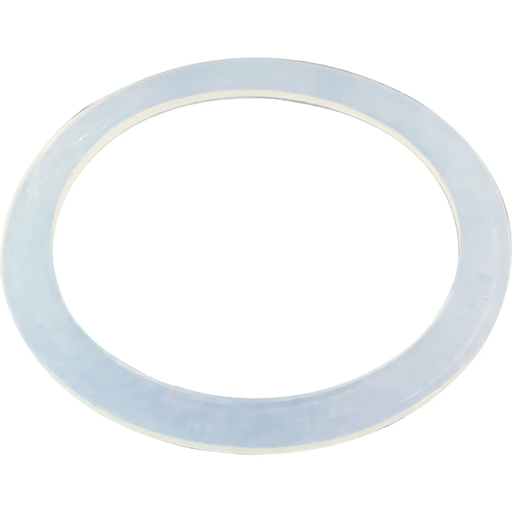 Produktbild von Weiße VMQ-Silikon-Flachdichtung 28–500 Mm – Für Sichtglas-Diopter Und Homebrew, 160x140x2,3 Mm