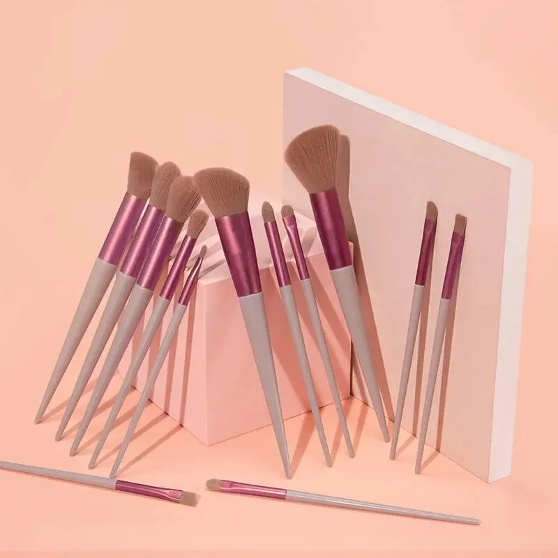 Makeup Brush Set Makeup Brush 13-piece Professional Makeup Brush Set Powder Foundation Contour Blush Eyeshadow Brushes Universal Essential One-piece Delivery