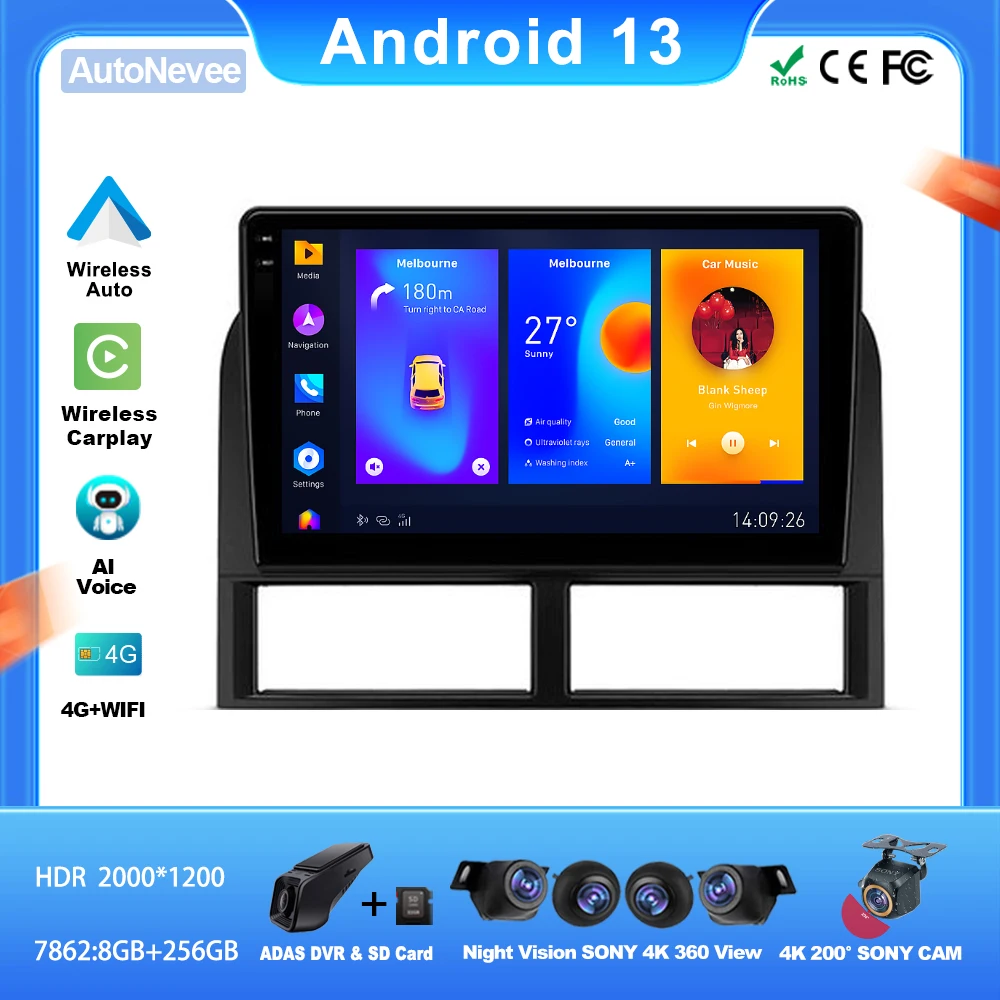 

Android For Jeep Grand Cherokee II WJ 1998 - 2004 Car Auto Carplay Radio Stereo Multimedia Player Navigation Stereo NO 2din DVD