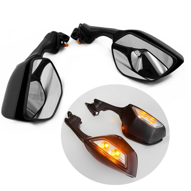 LED Rear View Mirrors Motorcycle Parts SUPER CAR ID