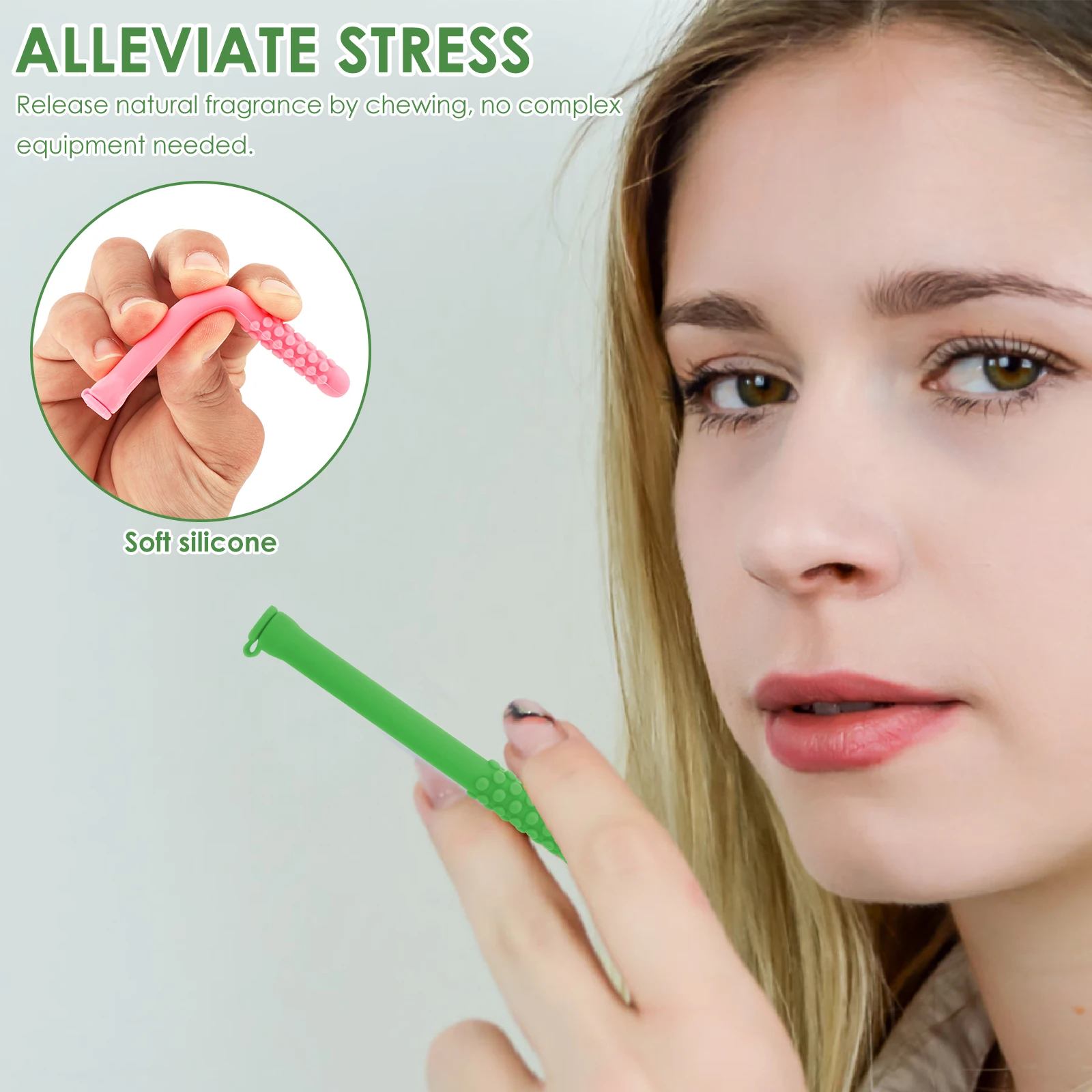 Portable Silicone Breather Quit Smoking Aromatherapy Stick
