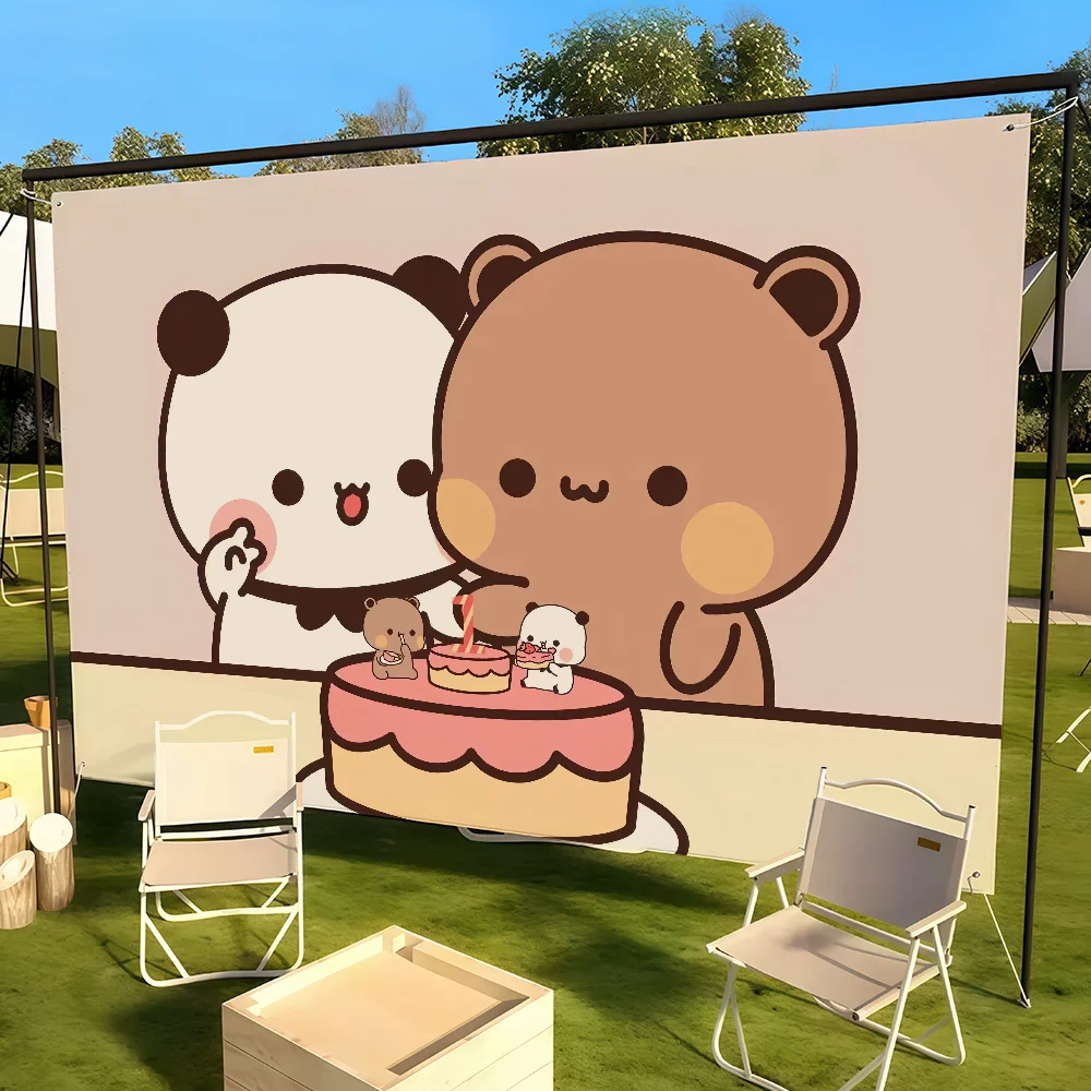 Dudu Bubu Happy Birthday Celebration Banner for Indoor & Outdoor Decor