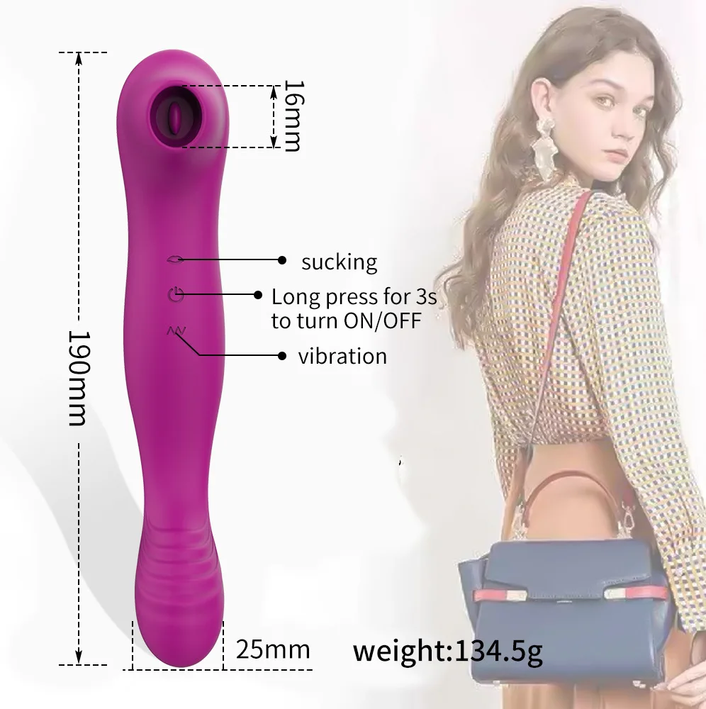 Powerful G-spot Clitoral Sucker Vibrator For Intense Stimulation_voghion.com