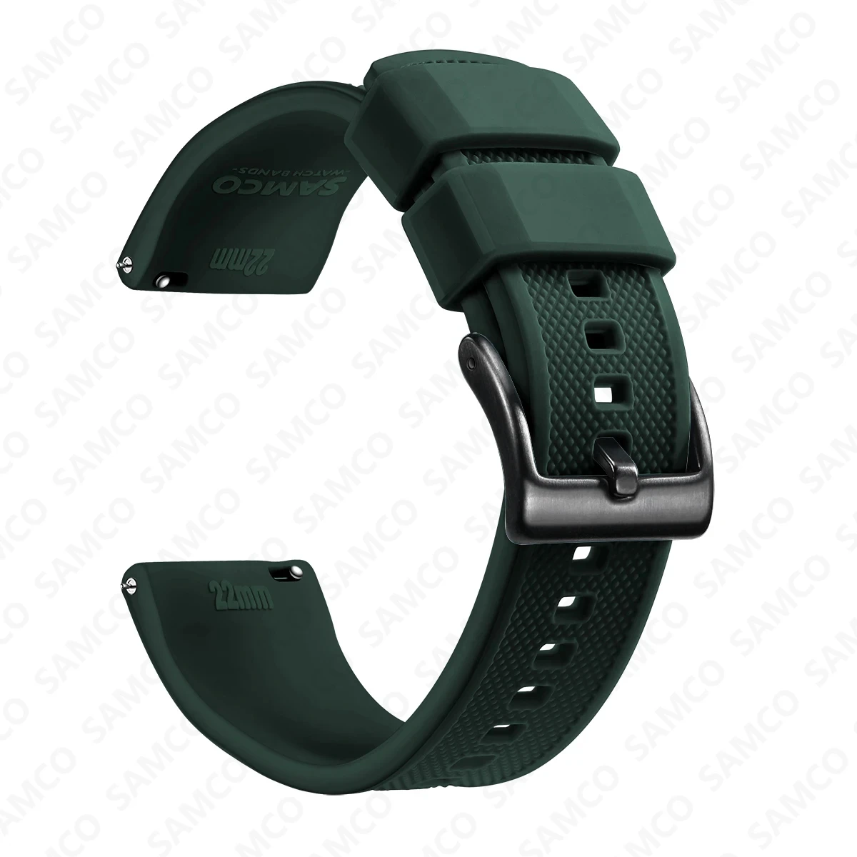 Enhanced Quick Release Silicone Watch Strap - Premium Rubber Band Replacement