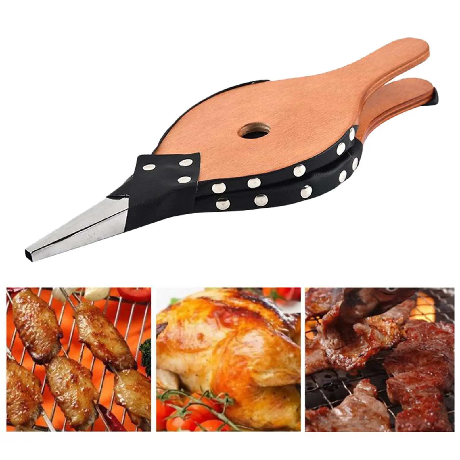 Portable Fireplace Bellows Wood Air Blower for Fireplace Barbecue Fast Lighter Fireplace Bellows