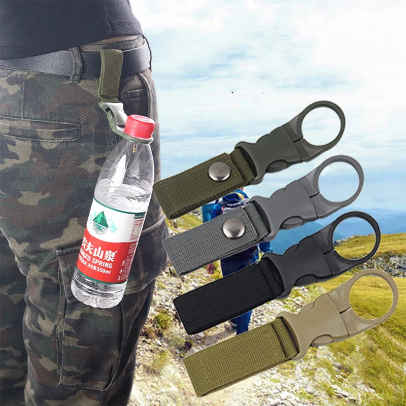 

Portable water bottle buckle backpack belt water bottle buckle outdoor travel mountain climbing water bottle buckle