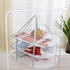 Multi-Layer Rectangular Flat Drying Net Bag Socks Sweaters Drying Basket Drying Net Hang Clothes Basket Windproof Breathable 2