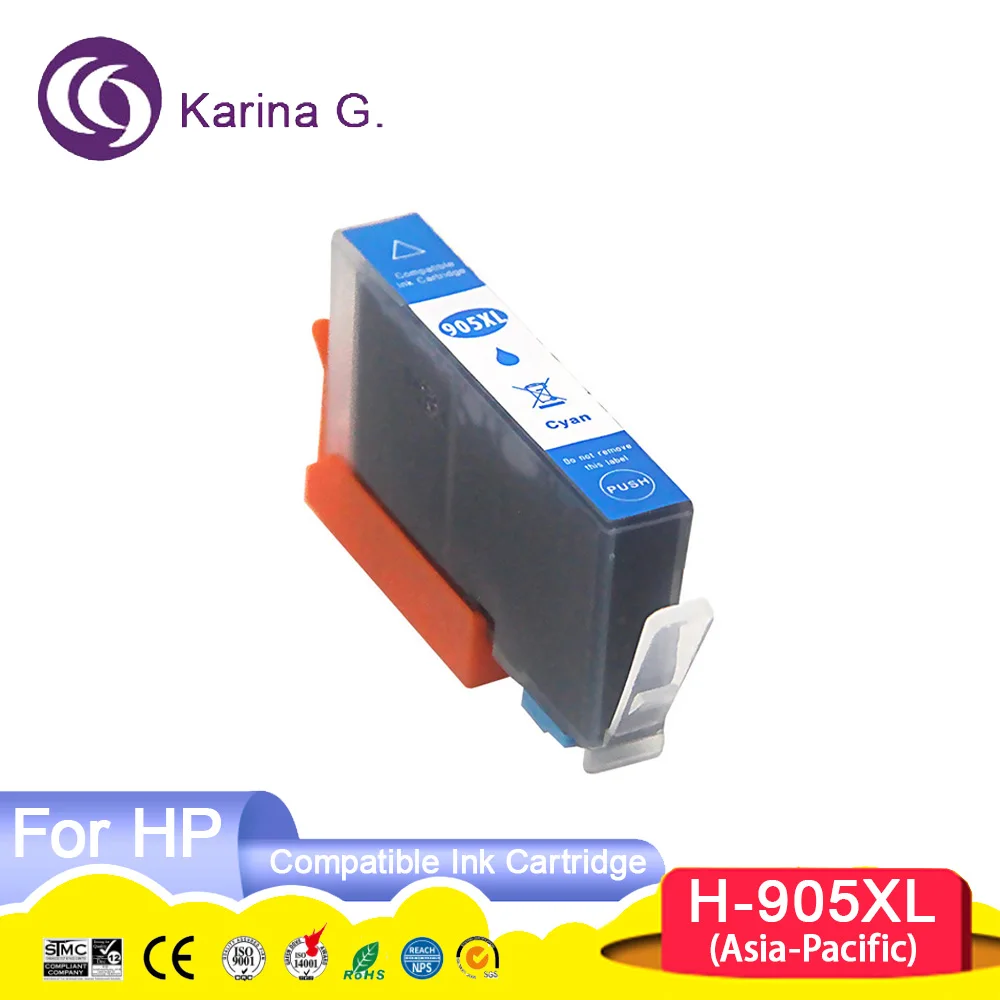 905XL 905 909 XL 909XL Premium Color Compatible InkJet Ink Cartridge for  Office