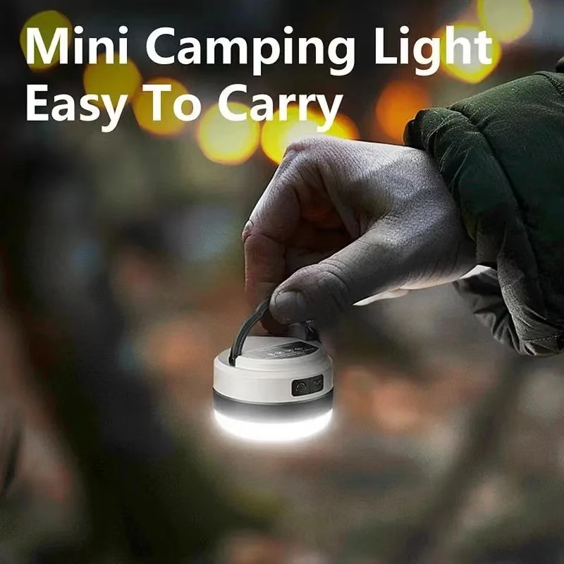 Camping Light LED Camping light Rechargeable Outdoor Atmosphere Light Warm Radiant Mini Portable Flashlight Lamp