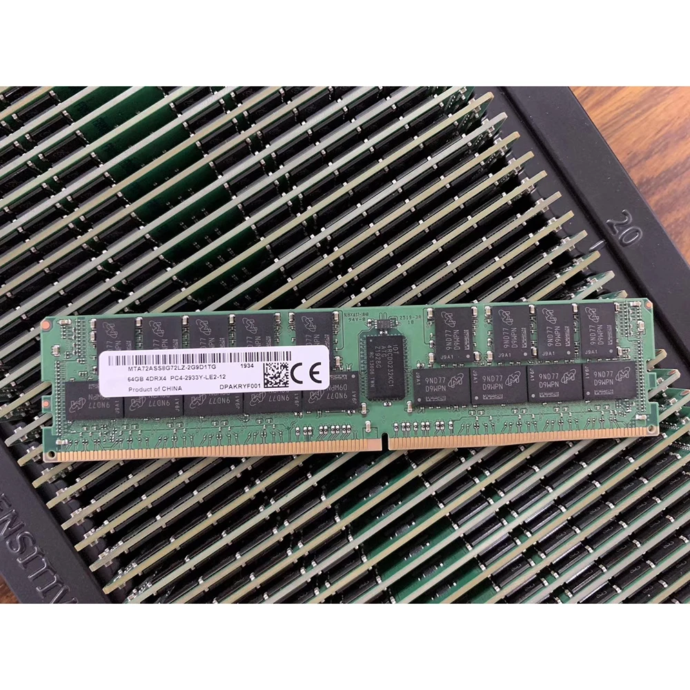 1Pcs For MT RAM 64GB 64G 4DRX4 DDR4 2933 PC4-2933Y LRDIMM REG Memory MTA72ASS8G72LZ-2G9DITG 6 1Pcs For MT RAM 64GB 64G 4DRX4 DDR4 2933 PC4-2933Y LRDIMM REG Memory MTA72ASS8G72LZ-2G9DITG - Image 4