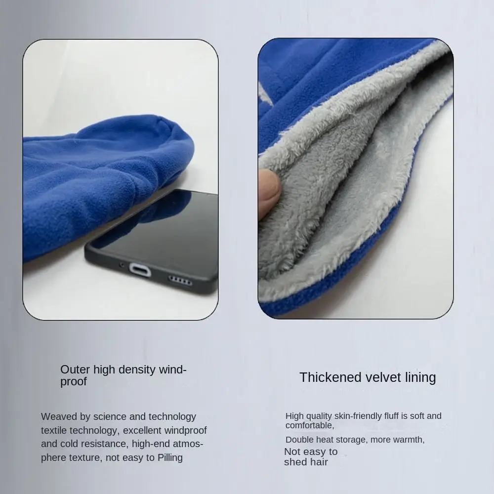 New Winter Warm Mask Outdoor Cycling Thickned Pullover Hats Cold Proof Convenient Face Mask