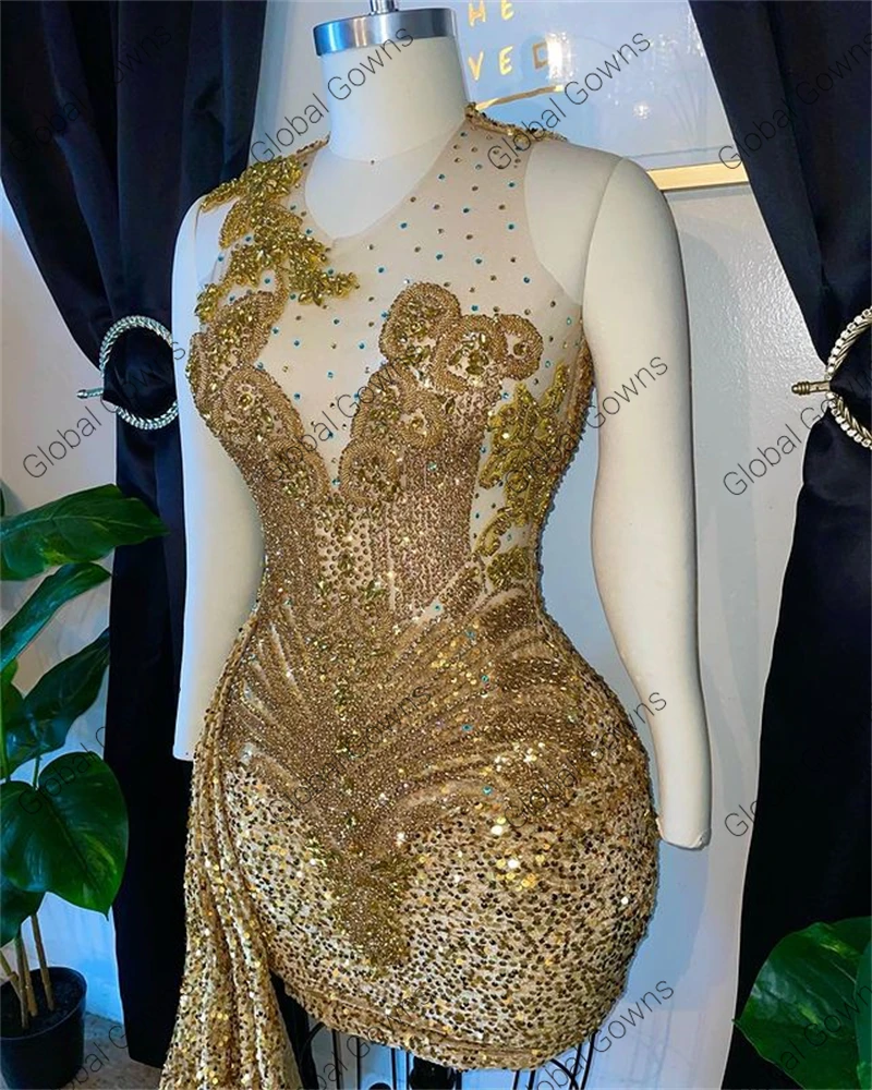 plisse gold dress Zapakasa Women Sparkly Gold Metallic High-Low Cocktail Dress Ruched  Spaghetti Straps A Line Homecoming Dress