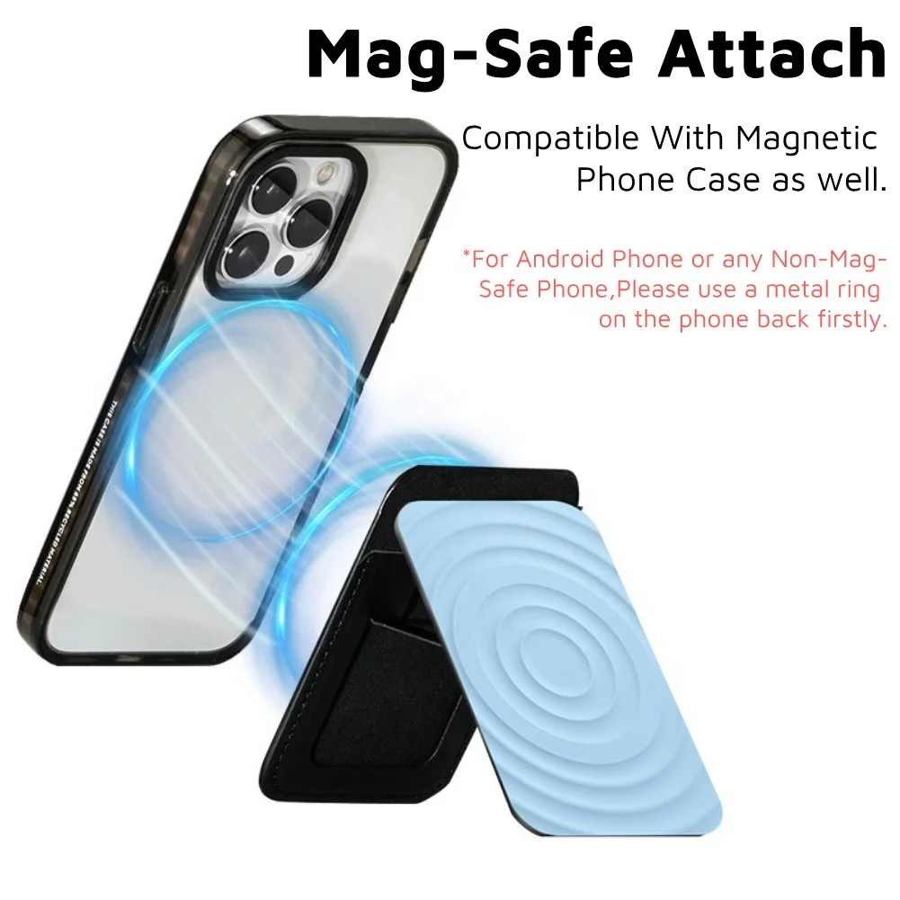 Multi-Functional Liquid Silicone Magnetic Wallet & Phone Stand with NFC Card Slot
