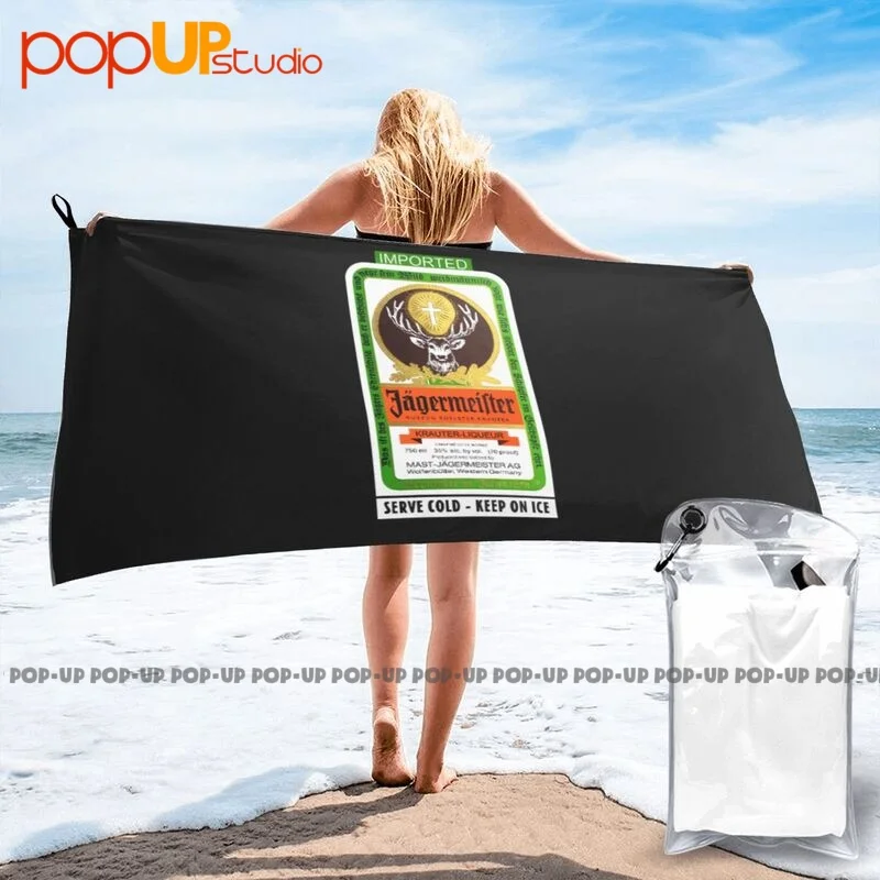 Jagermeister Fireball Ministry Quick Dry Towel Large For Gym No Fading Sports Towel