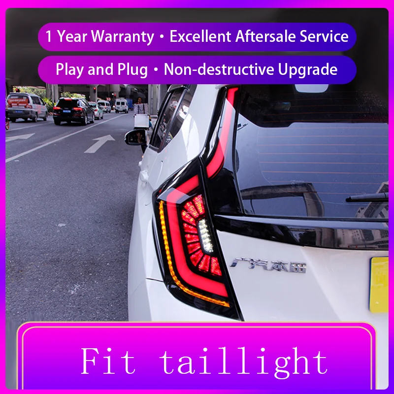 Lampade Per Auto Per Honda Fit Gk5 2014-2020 Luci Posteriori Indicatori Di Direzione A Led Dinamici Fanale Posteriore Drl Reverse Refit Accessori Per 