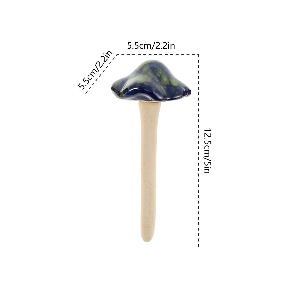 Ceramic Fairy Garden Mushroom Ornaments Decorations