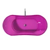 1750x750x680mm New Design Resin Acrylic Bathtub Colored Freestanding Artificial Stone Rectangular Bathroom Tub RS6520-1A 5