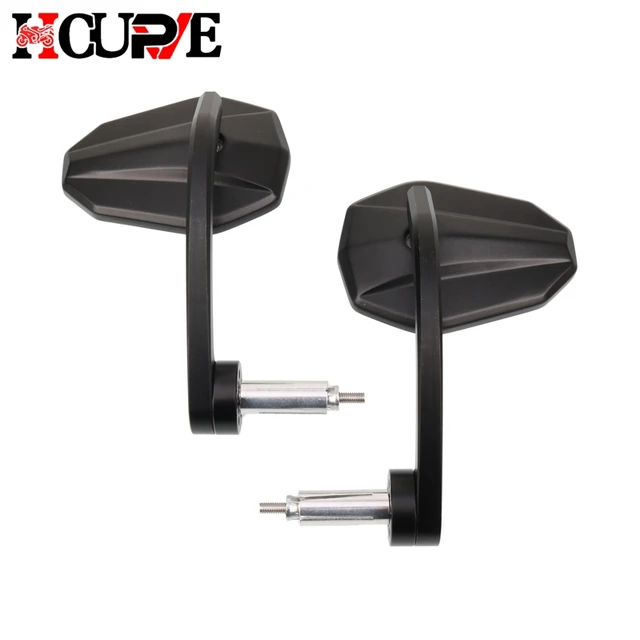 Universal Motorcycle 7/8" 22mm Handle Bar End Rearview Mirrors For 250SR 450SR 675SR 675SR-R 250 SR 450 SR 675 SR