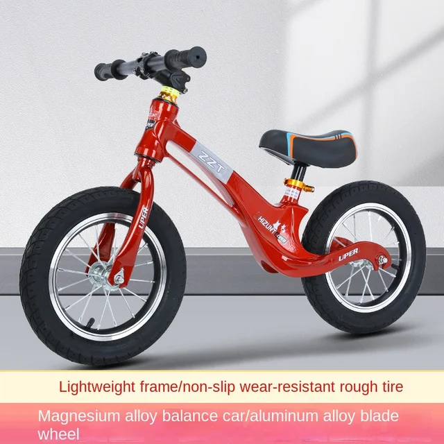 LazyChild Children's Scooter 2-6 Years Old Magnesium Alloy Toy Yo Car 12Inch Children's Comfortable Balance Car DropShipping 3