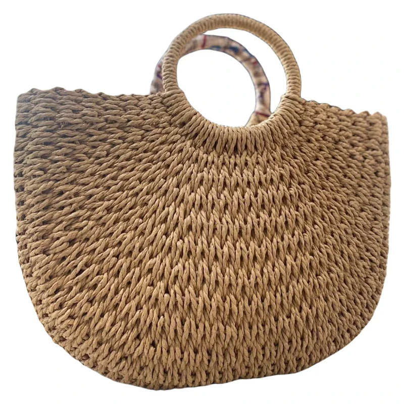 

2024 Women's Straw Bag Fashion Vegetable Basket New Beach Bag Lafite Straw Bag