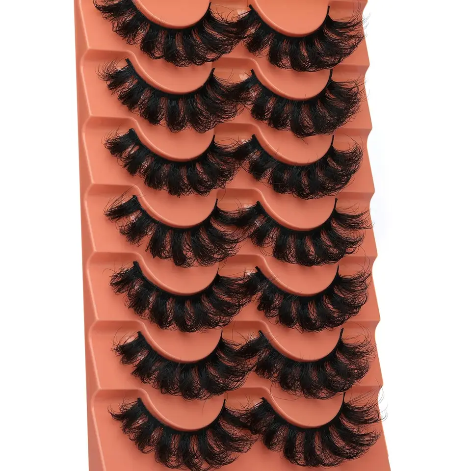 8D Fluffy Wispy Faux Mink Eyelashes Set