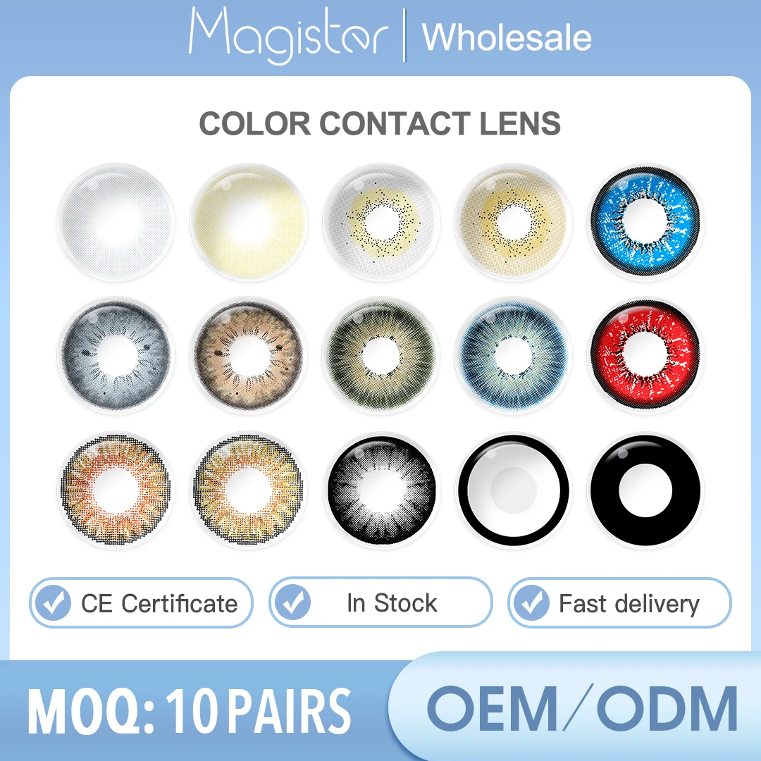 

Wholesale Magister Color Contact Lenses Wholesale Factory Store 14.0-14.5mm Diameter Natural Color Lens Fast delivery