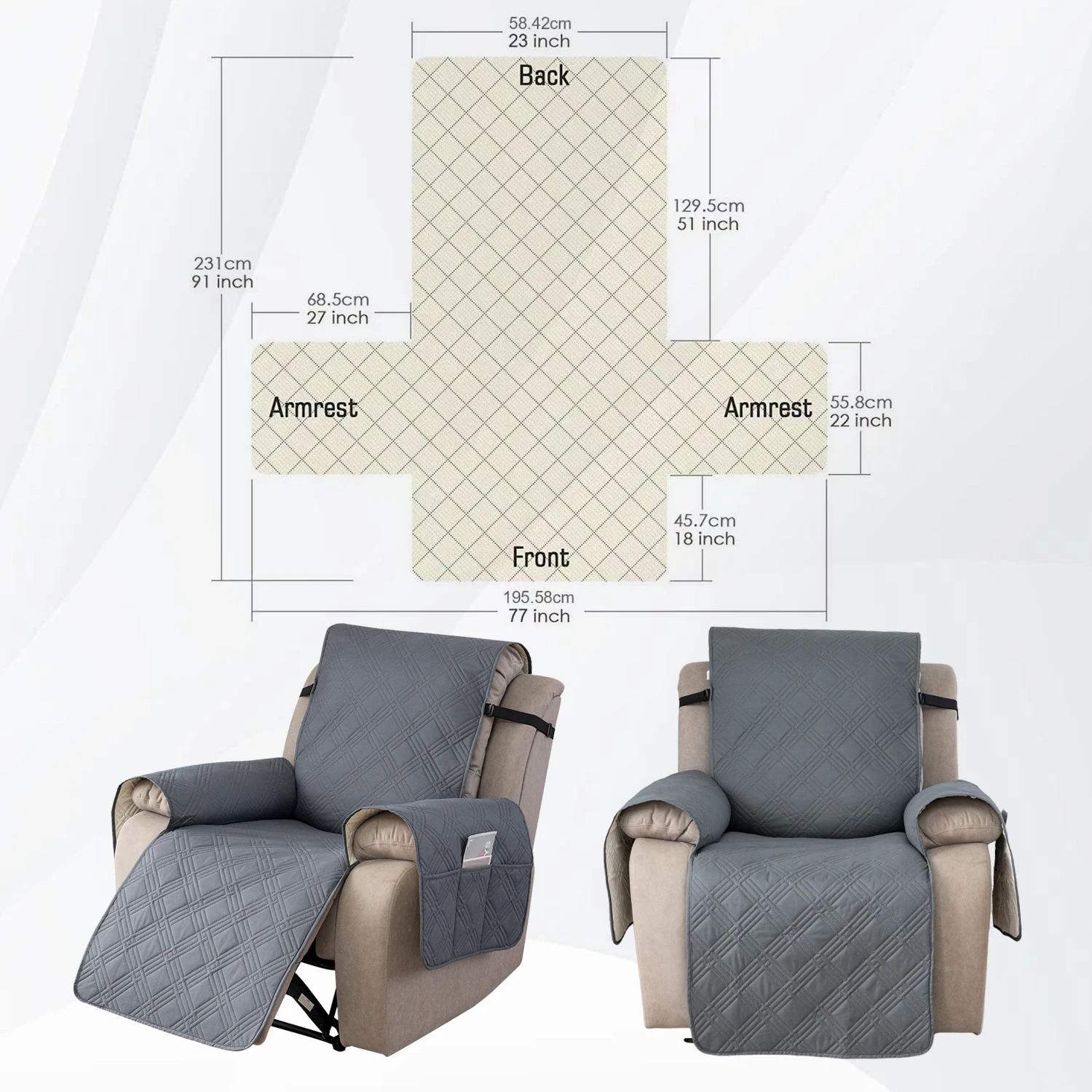 Waterproof Non-Slip Sofa Cushion High Quality  recliner sofa cover   Sofa Covers Antidirty Cover Sofa 2