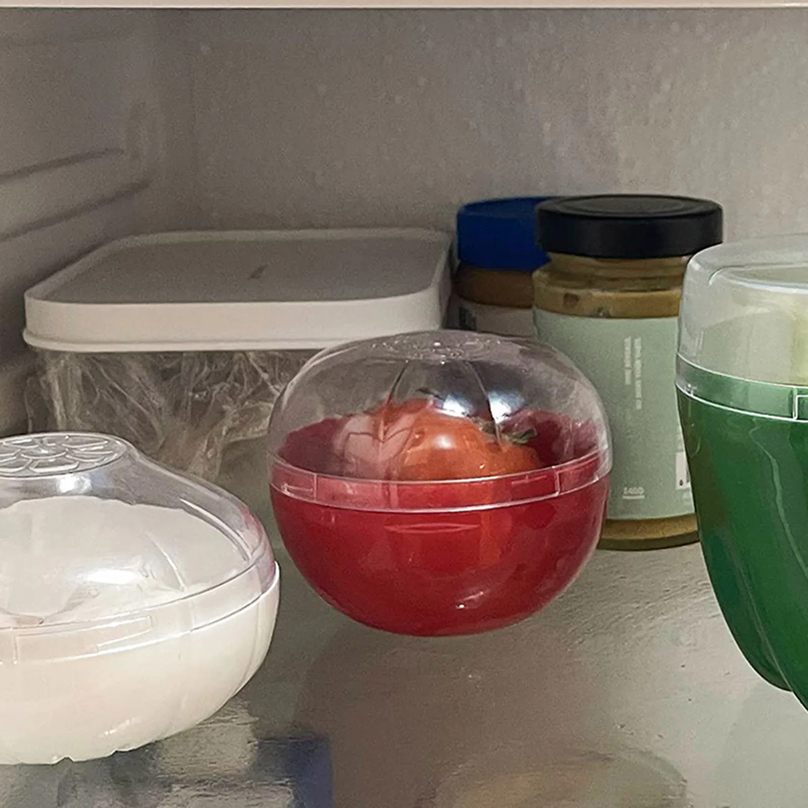 Onion/Tomato Shape Fresh-Keeping Box Refrigerator Storage Kitchen Gadgets for Friend Family Neighbors Gift PR Sale 6