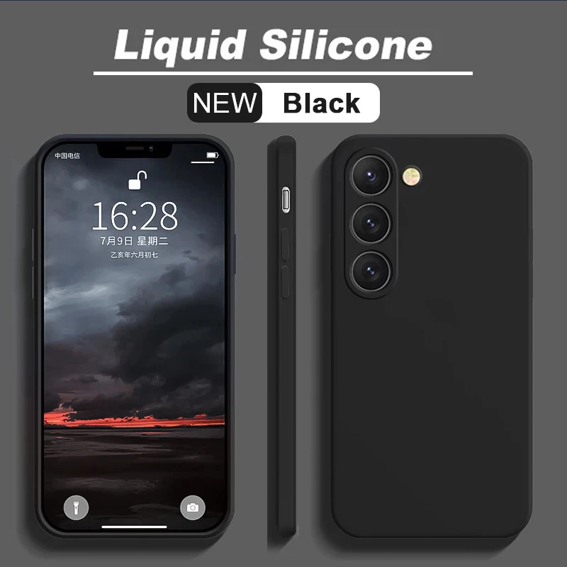 Flishion Liquid Silicone Shockproof Phone Case - Soft Protective Back Cover